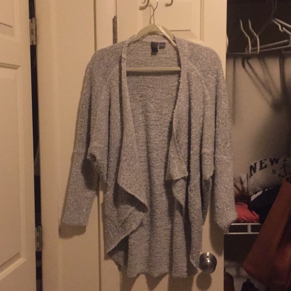 Gray Cardigan.